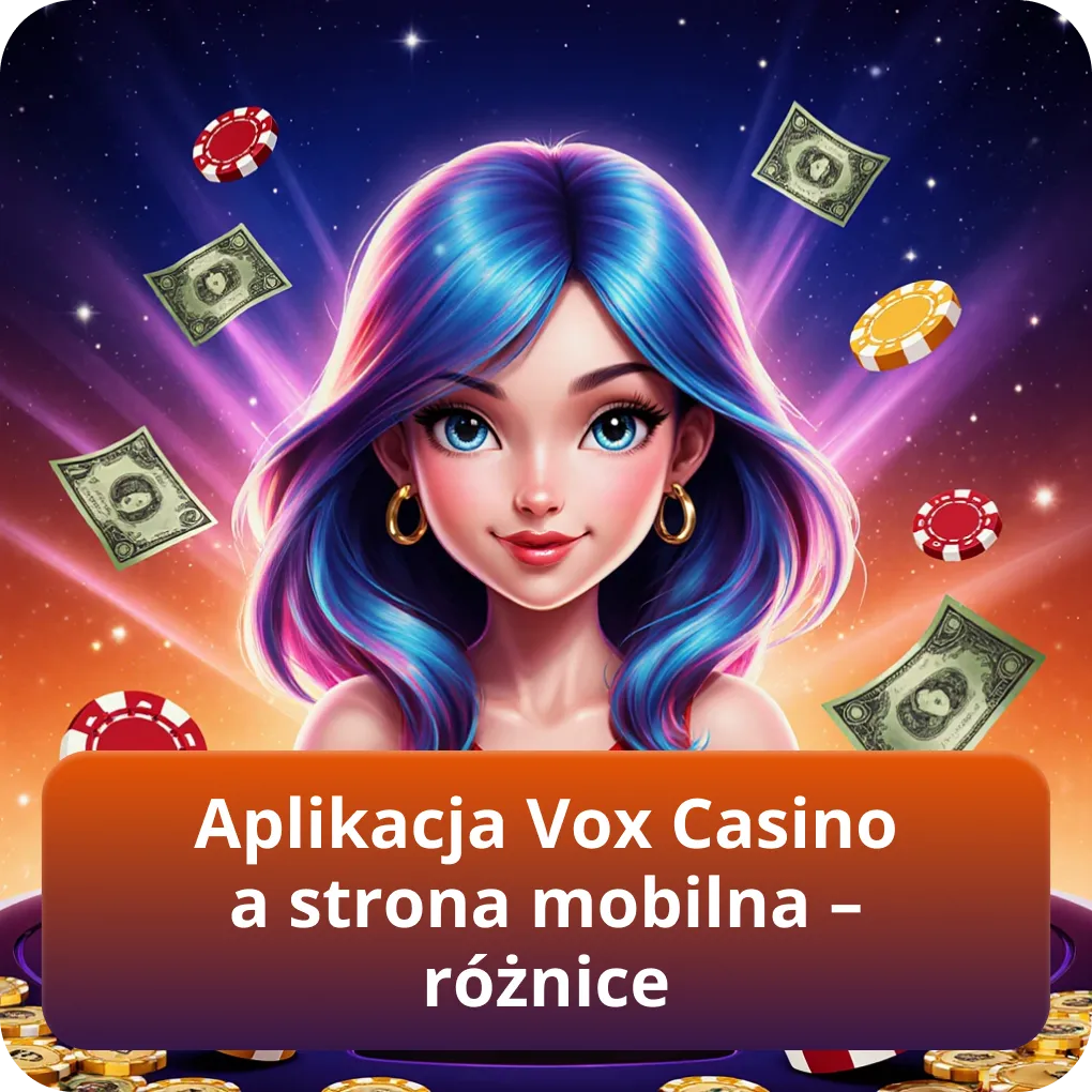 Aplikacja Vox Casino a strona mobilna – różnice