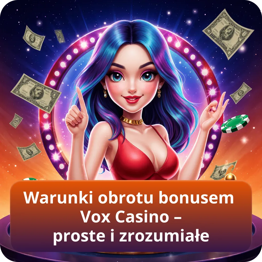 Warunki obrotu bonusem Vox Casino – proste i zrozumiałe