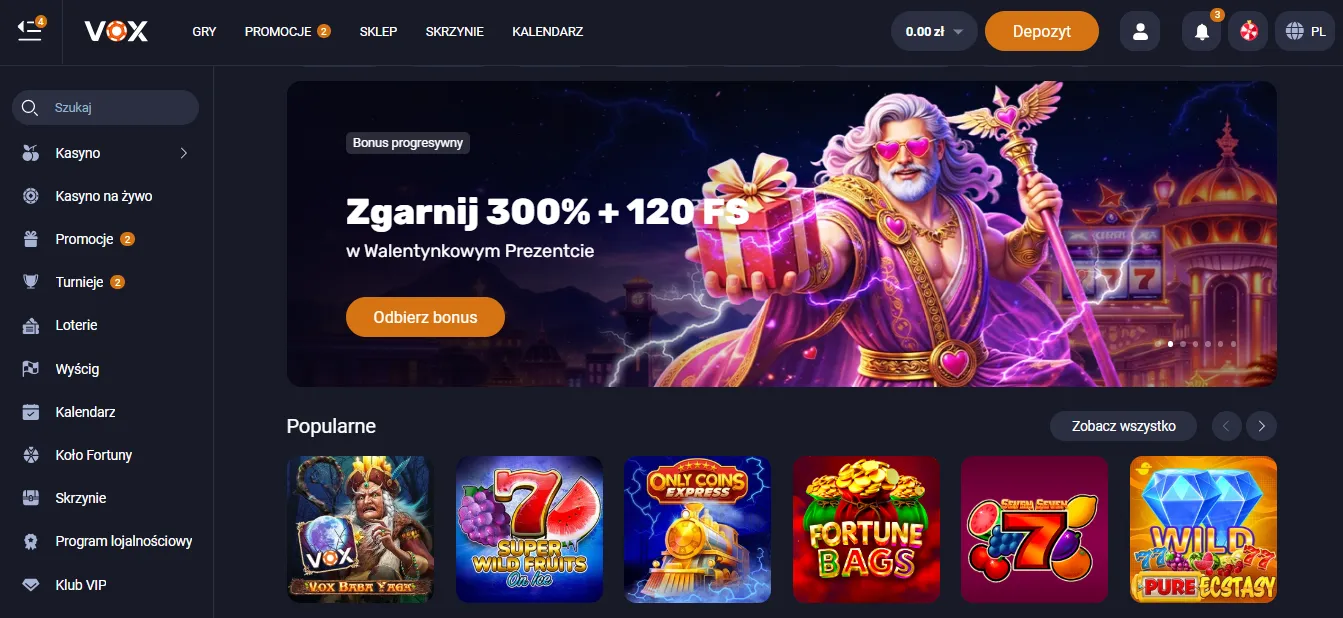Bonusy aplikacji Vox Casino tylko dla użytkowników mobilnych