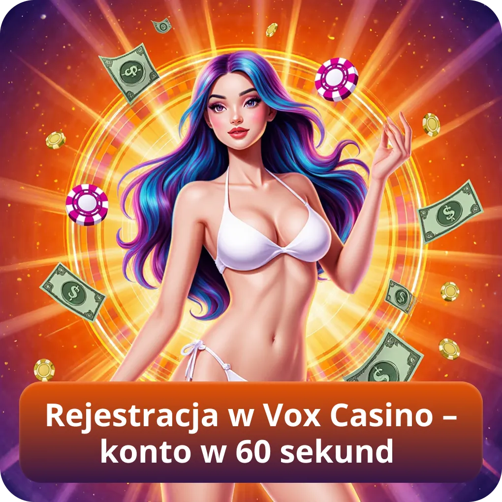 Rejestracja w Vox Casino – konto w 60 sekund